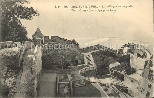 Mont Saint Michel Escalier Kat. Pontorson