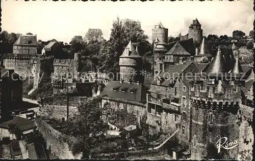 Fougeres Vue generale du Chateau Kat. Fougeres