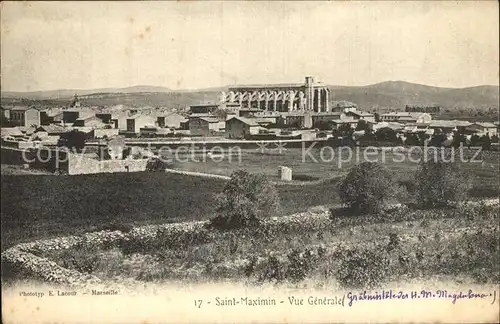 Saint Maximin la Sainte Baume Vue generale Basilique Kat. Saint Maximin la Sainte Baume