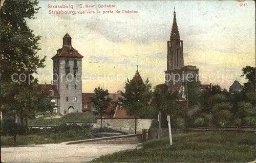 Strassburg Elsass Spitaltor Porte de l Hopital Kat. Strasbourg