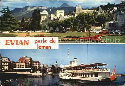 Evian les Bains Haute Savoie Partei am Genfersee Kat. Evian les Bains