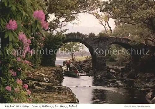 Irland Old Weir Bridge Lakes of Killarney Kerry Kat. Irland