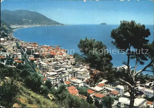 Laigueglia  Panorama mit Insel Gallinara Kat. Savona