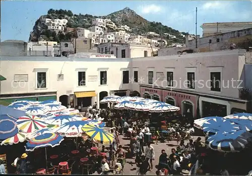 Capri Der Platz Empfaengnissaal der Welt  Kat. Golfo di Napoli