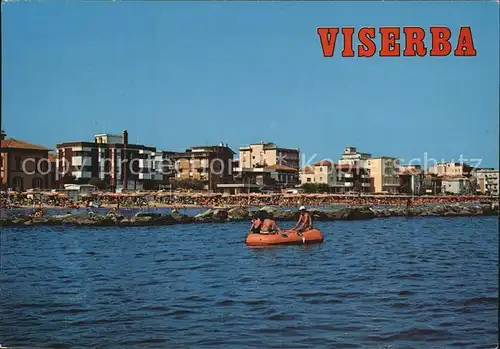 Viserba Blick vom Meer aus  Kat. Rimini