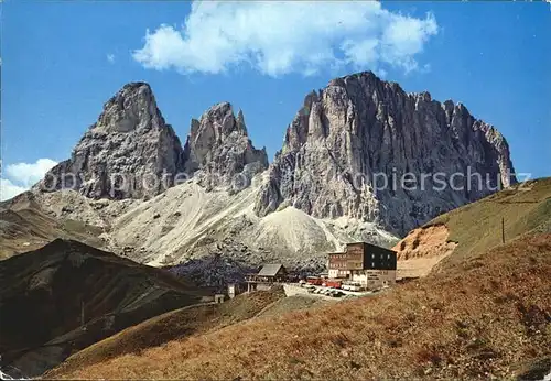 Passo Sella Rifugio Maria Flora Kat. Italien