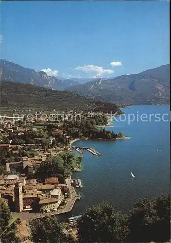 Riva del Garda Fliegeraufnahme mit See Kat. 