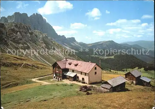 Villnoess Schlueterhuette Kat. Bozen Suedtirol