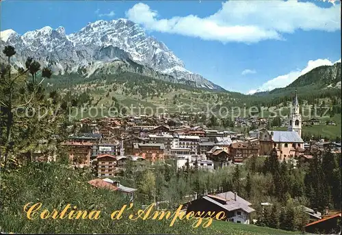 Cortina d Ampezzo mit Monte Cristallo Kat. Cortina d Ampezzo