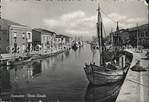 Cesenatico Hafenkanal  Kat. Italien
