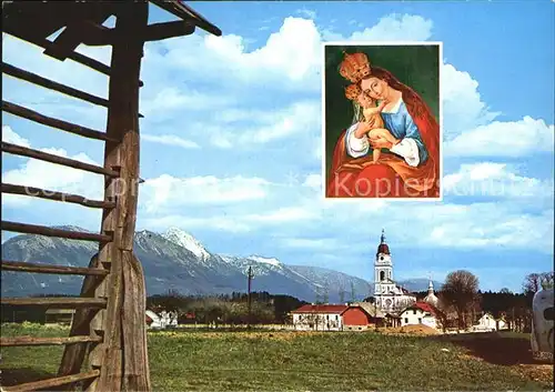 Brezje Medimurje Kirchenpartie Kat. Kroatien