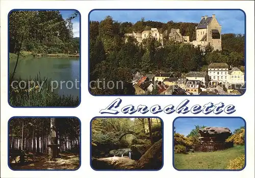 Larochette Luxembourg Etang de Osterbour Chateau Heisgeskreitz Schiessentumpel Champignon Kat. Luxemburg