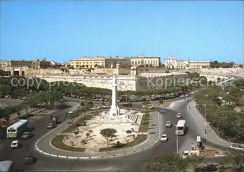 Floriana Fliegeraufnahme War Memorial Kat. Malta