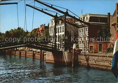 Dordrecht Kuipershaven Ziehbruecke Kat. Dordrecht