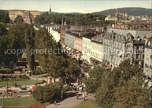 Oslo Norwegen Karl Johans Street and the Royal Palace Kat. Oslo