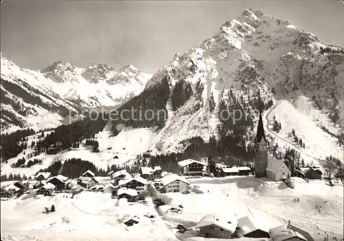 Mittelberg Kleinwalsertal Fliegeraufnahme mit Fiderpass Schafalpenkoepfen Elferkopf Kat. Oesterreich