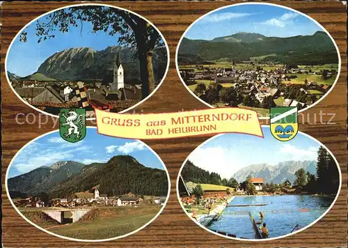 Mitterndorf Bad Grimming Kamm Lawinenstein Freibad Kat. Bad Mitterndorf Salzkammergut