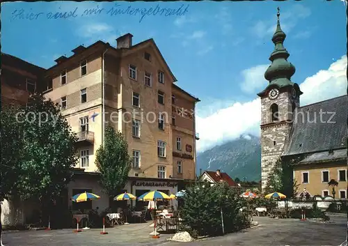 Grossgmain Salzburg Hotel Voetterl Pfarrkirche  Kat. Grossgmain