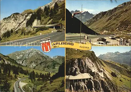 Arlberg Strassenpartien Kat. Oesterreich