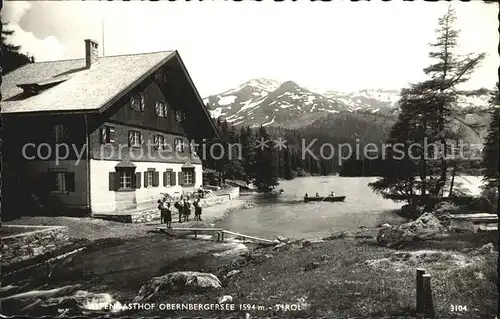 Obernbergersee  Alpengasthof  Kat. Obernberg am Brenner