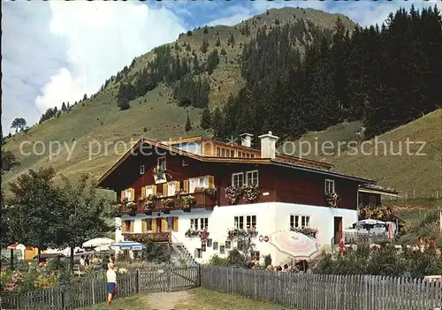 Fieberbrunn Tirol Alpengasthaus Burger Alm  Kat. Fieberbrunn