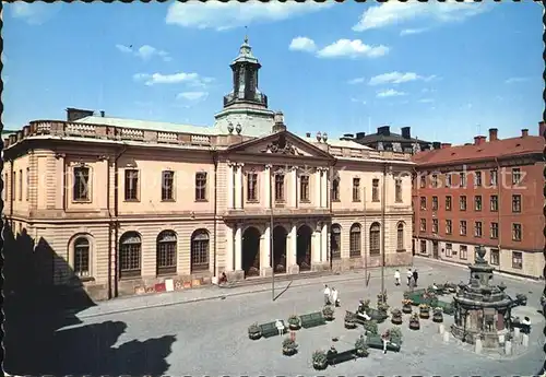 Stockholm The Stock Exchange in the Old Town Kat. Stockholm