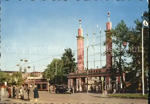 Goeteborg Eingang zum Liseberg Park Kat. 