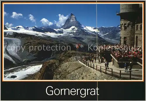Gornergrat Zermatt Matterhorn Kulmhotel Kat. Gornergrat