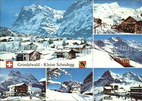 Grindelwald Kleine Scheidegg Eisenbahn  Kat. Grindelwald