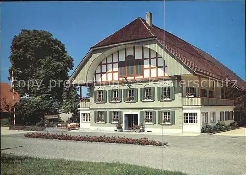 Grafenried Fraubrunnen Restaurant Kreuz Kat. Grafenried