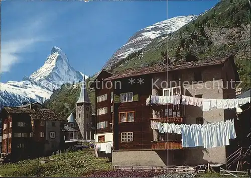 Zermatt VS Alte Dorfpartie Kat. Zermatt