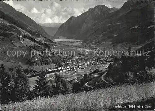 Poschiavo Panorama Kat. Poschiavo