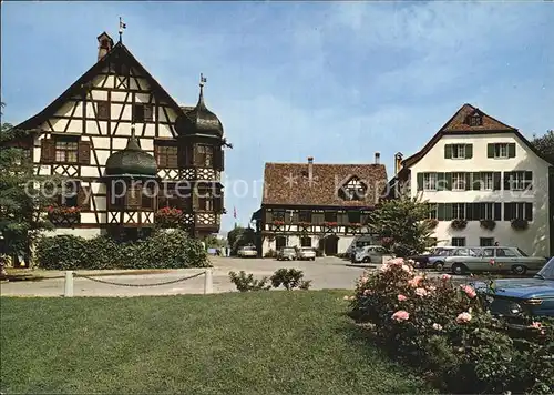 Gottlieben Hotel Restaurant Drachenburg Waaghaus Kat. Gottlieben