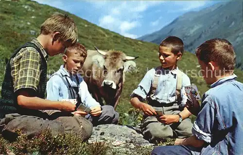 Zuerichberg ZH Hirtenknalbe beim Jass