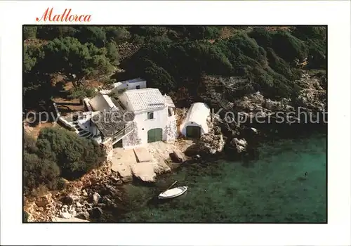 Mallorca Fliegeraufnahme Haus Finka am Meer Kat. Spanien