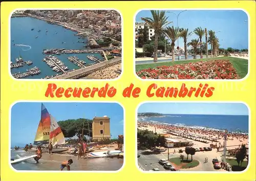 Cambrils Strand Hafen  Kat. Costa Dorada