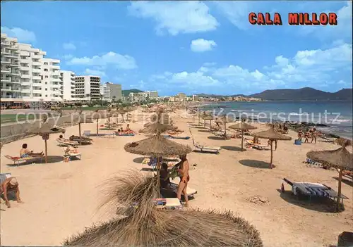 Cala Millor Mallorca Strand Kat. Islas Baleares Spanien