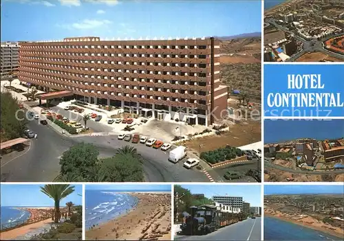Playa del Ingles Gran Canaria Hotel Continental Straende  Kat. San Bartolome de Tirajana