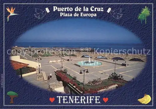 Puerto de la Cruz Plaza de Europa Kat. Puerto de la Cruz Tenerife