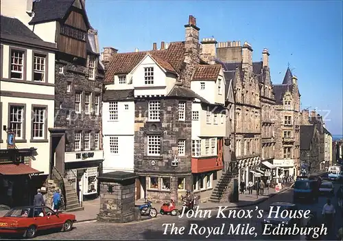 Edinburgh The Royal Mile John Knoxs House Kat. Edinburgh