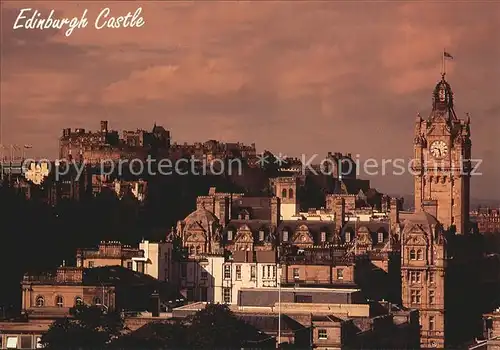 Edinburgh Castle seen from Calton Hill Kat. Edinburgh