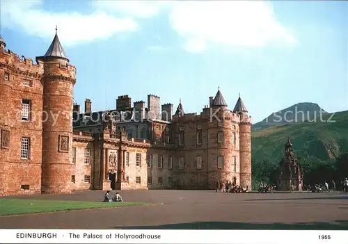 Edinburgh Palace of Holyroodhouse Kat. Edinburgh