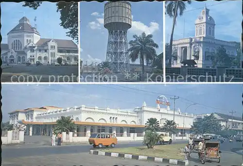 Medan Indonesia Central Post Office Water Tower City Hall Dharma Deli Hotel Kat. Medan