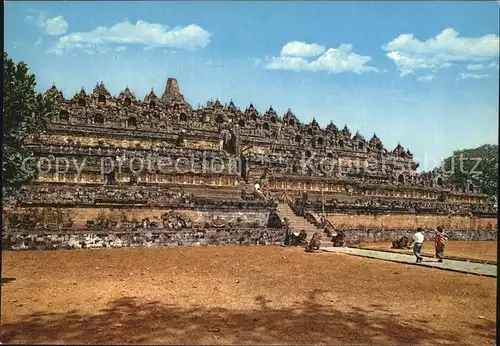 Java Indonesien Borobudur Temple Kat. Indonesien