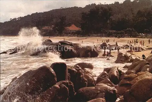 Kuantan Teluk Chempedak beach during the December monsoon Kat. Kuantan