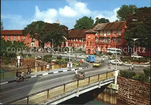 Malaysia Malaya Tan Kim Seng Bridge Clock Tower and Government buildings Kat. Malaysia