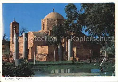 Paphos Sankt Pauls Kat. Paphos Cyprus