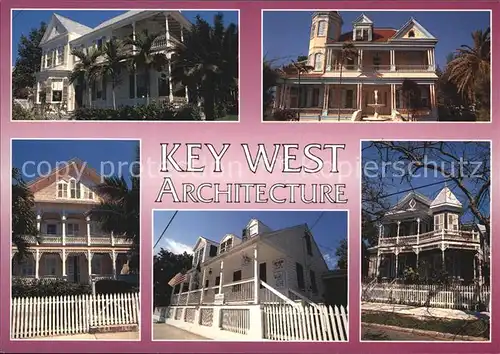 Key West Architecture Spanish style Kat. Key West
