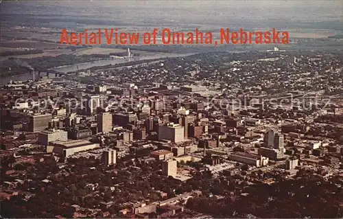 Omaha Nebraska Fliegeraufnahme Kat. Omaha