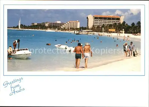 Aruba Niederlaendische Antillen Palm Beach Dutch Caribbean